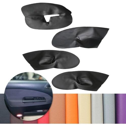 For Skoda Octavia A4 MK1 1998 1999 2000 2001 2002 2003 2004 2005 2006 Car Inner Door Panel Armrest Cover Microfiber Leather Trim