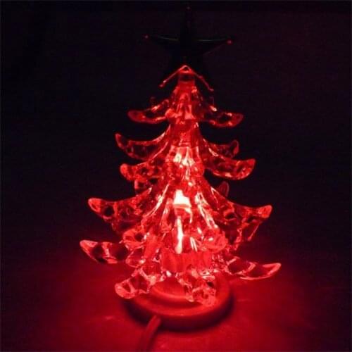 Home decor USB christmas tree decorations LED lighting slow RGB light colorful Changing LED xmas kids merry tree star toy