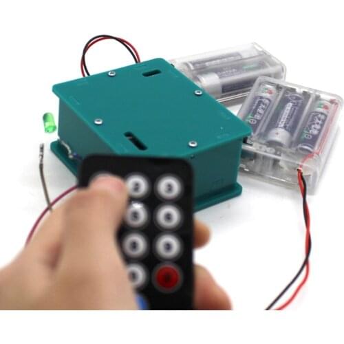 DIY Toy STC15W204S Infrared remote control Relay 3V Voltage Educational Children Toys DIY Electric Controller Model Kits