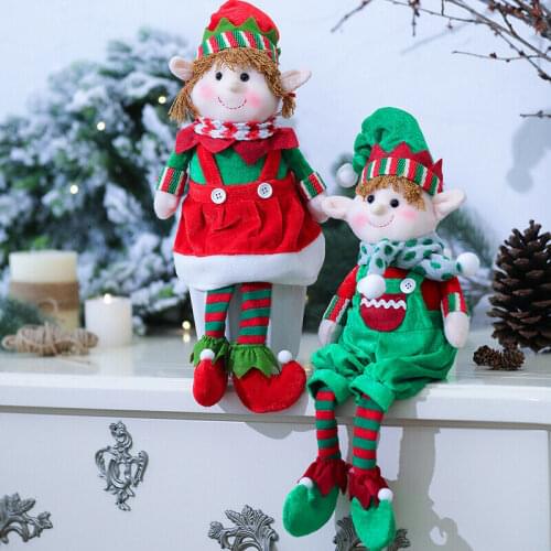 Christmas Elf Doll Decoration Xmas Party Ornament Home Ornaments Gift Toys