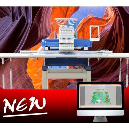 China 10 years service ! HOLiAUMA 2020 newest type leather/bedding/textile/typical/clothing/carpet 1 head embroidery machine