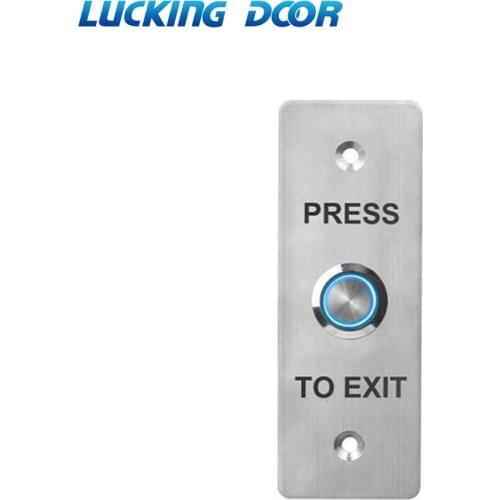 Access Control Exit Button Push Switch Door Release Buttons Open Electronic Gate Lock With light