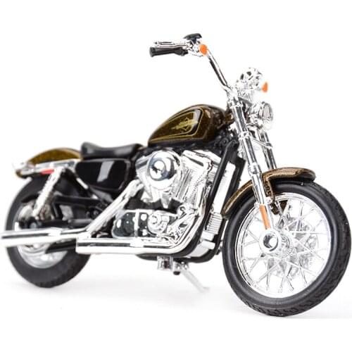 Maisto 1:18 2013 XL 1200V Seventy-Two Die Cast Vehicles Collectible Hobbies Motorcycle Model Toys