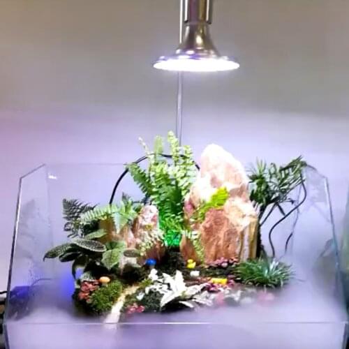 220V 20W/40W Aquarium LED Lights Aquatic Water Grass Plant Growth Lamp Turtle Reptile Lighting Clip-on Light for Fish Tank