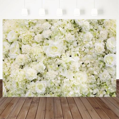 Summer Romantic Wedding Photography Background Flower Sea Wedding Backdrop Decoration Props Printed Banner For Photo Studio