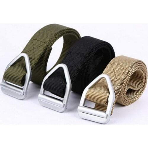 115-125cm Multi Function Nylon Army Fans Outdoor Climbing Camping Hunting Tactical Belt Alloy Button Quick Dry Waistband Girdle