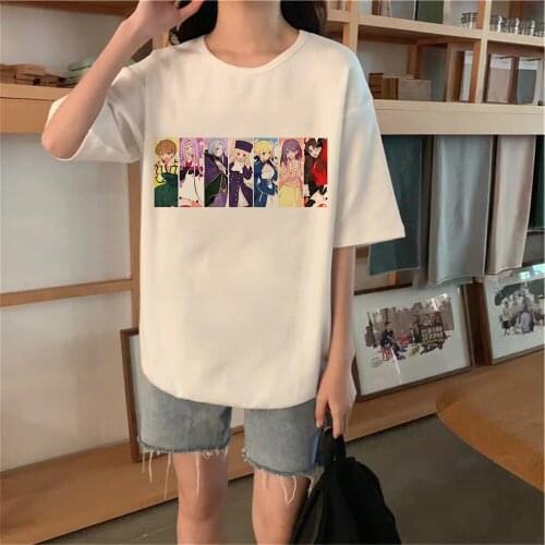 New Anime Fate/Stay Night Fate/Zero Fate/Kaleid Liner Cartoon O-Neck Women Tshirt Harajuku Short Sleeve Dropship Tee Tops