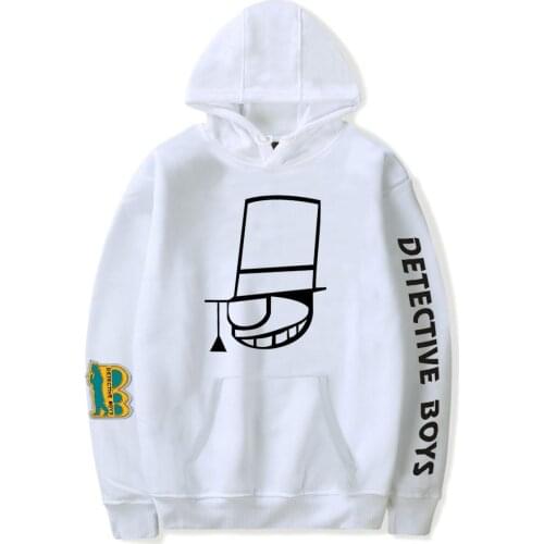 New Design Anime Detective Conan Hoodies Fashion Clothing Women Sweatshirt Woman Spring Autumn Pullover Hip Hop Girl Pink Jacket