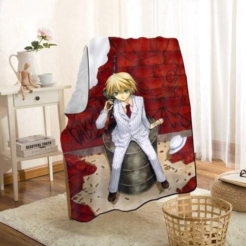 Cute Anime Pandora Hearts Throw Blanket Personalized Blankets On For The Sofa/Bed/Car Portable 3D Blanket For Kid Home Textiles