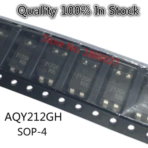 Send free 50PCS 212GH AQY212GH SMD SOP-4 optocoupler new original