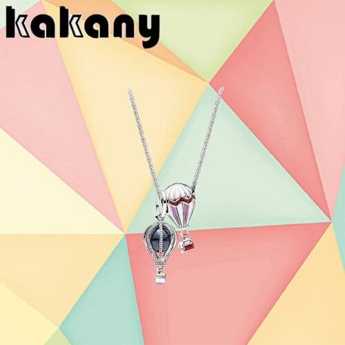 Kakany New Fashion Hot-selling 100% 925 Sterling Silver Fantasy Balloon ZT0344 Necklace Set Souvenir Gift For Girl Couple