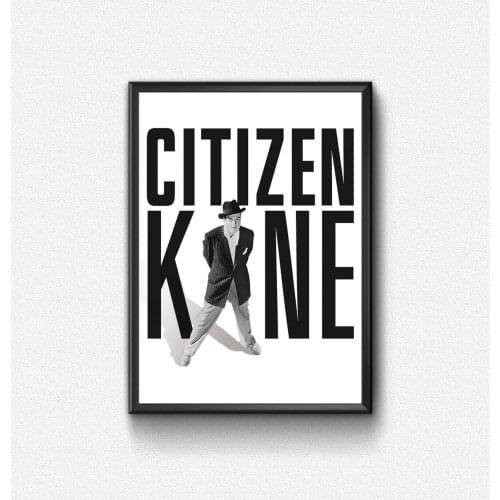 Citizen Kane (1941) Poster American drama film Wall Decor Orson Welles Joseph Cotten Dorothy Comingore Retro Print Art Gift