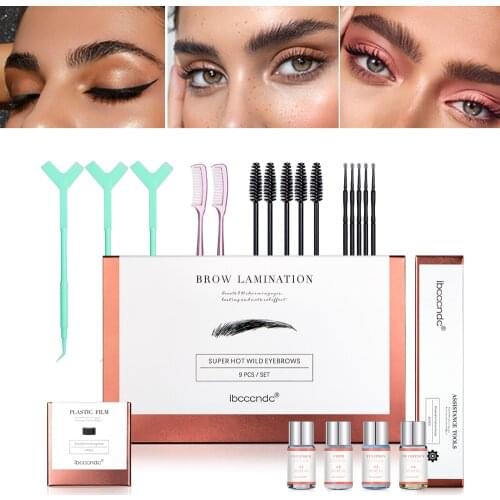 Pro Eye Brow Lift Perming Eyelash Lift Extension Kit Curling Eye lash Perming Lotion for Home Use Salon Brow Lamination Make up