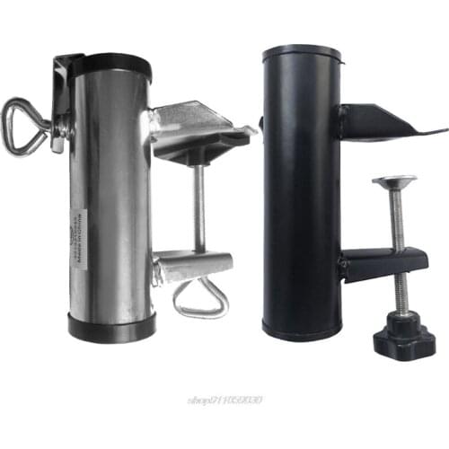 Parasol Holder Patio Umbrella Stand Holder Fixed Clip Umbrella Clamp Portable Fishing Umbrella Mount Bench Buddy Jy5 21 Dropship