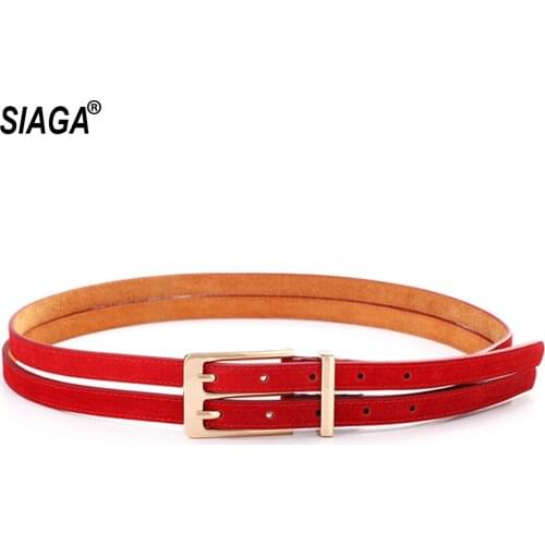 Ladies Fashion Decorative Alloy Real Genuine Leather Belts Girls Female Fashionable Styles Belt for Women Jeans FCO140