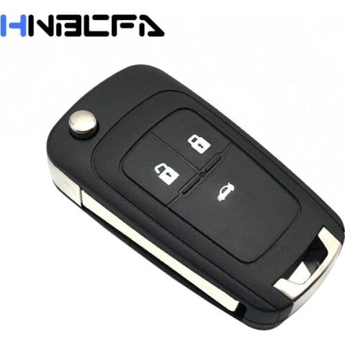 For Opel Vauxhall Astra H Insignia J Vectra C Corsa D Zafira for Buick 2009 - 2016 Flip Folding Remote Key Shell Case 3 Buttons