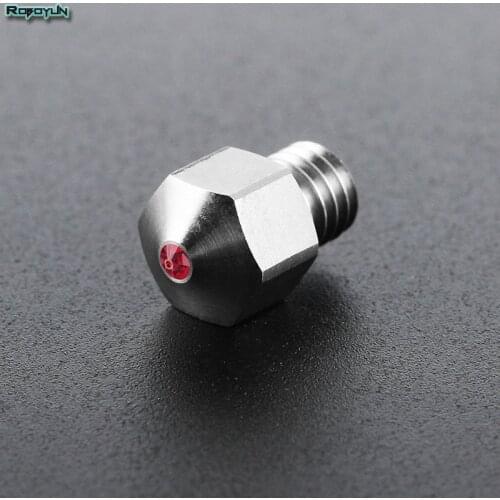 Titanium Alloy Mk8 Ruby Nozzle 0.4mm 1.75mm Nozzles High Temperature For PETG ABS PET PEEK Nylon 3d Printer Parts