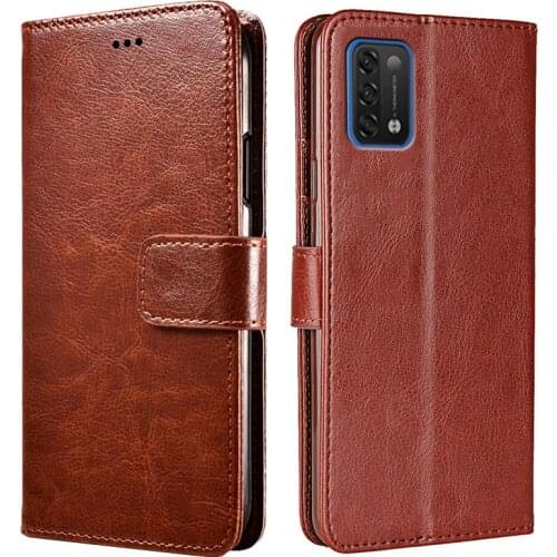 Vintage Plain PU Leather Case For Umidigi Power 5 Wallet Cover Book Stand Magnetic Phone Holster For Umidigi Power 5 Coque Etui