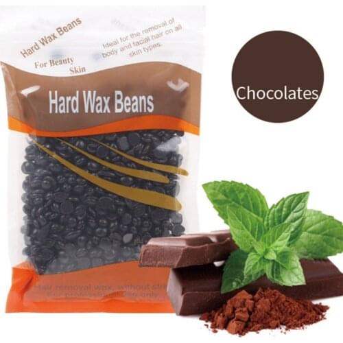 100g Natural Herbal Scent Hard Wax Beans Unisex Depilatory Hot Film Beads Waxing Pellets No Strip Nose Body Hair Removal