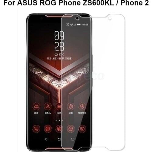 For ASUS ROG Phone 2 Phone2 2019 Tempered Glass 9H Ultra-thin Protective Phone Film For ASUS Rog Phone ZS600KL Screen Protector