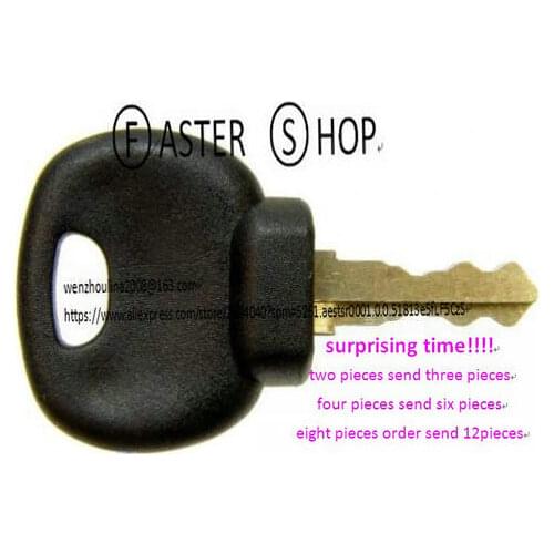 SPARE 14607 IGNITION KEY PLANT APPLICATIONS for JCB 3CX BOMAG HATZ MANITOU TRACTOR