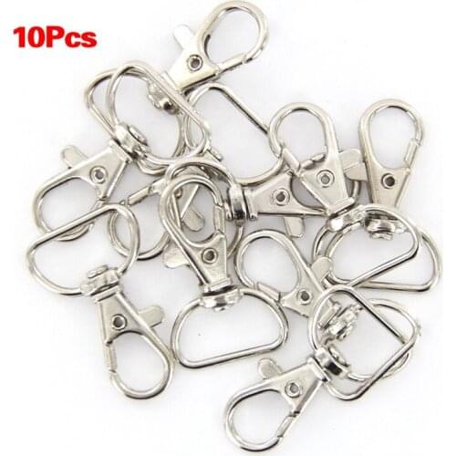 10pcs 23mm x 38mm silver color swivel carabiners Promotion