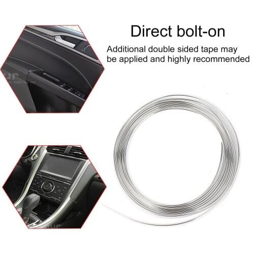 5m/lot Car-Styling Universal DIY Cold Line Flexible Interior Decoration Moulding Trim Strips Car Styling Accessories