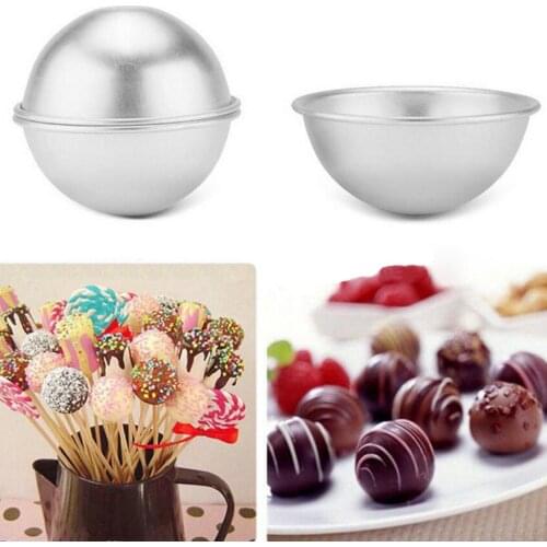 6pcs DIY Aluminum Bath Bomb Molds Kids Household Cupcakes Mold Baking Tools