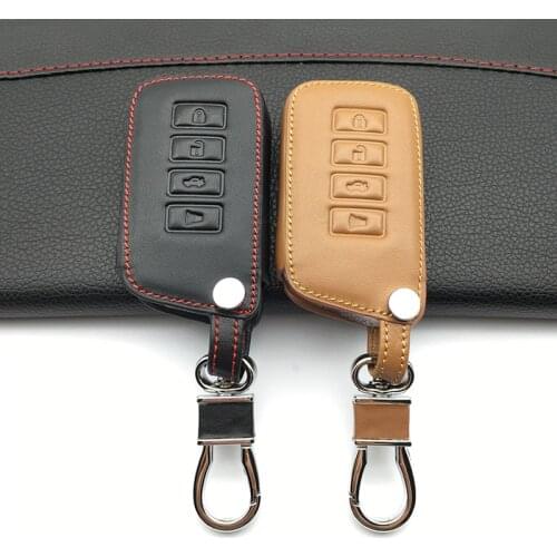 100% leather car key case key cover for Lexus NX 200 NX300H RX 350 450 H ES 350 GS IS LS GS RC 2014 2015 2016 keys protect shell