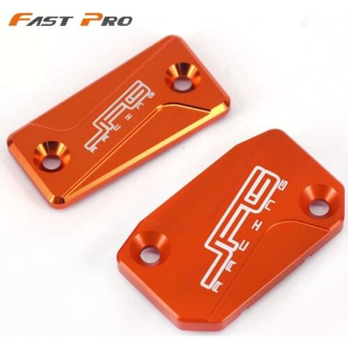 CNC Front Brake & Clutch Fluid Reservoir Cover Cap For KTM EXC125 EXC200 SX125 SX144 SX450 XC150 XC-W200 SX-F450 SX-R450