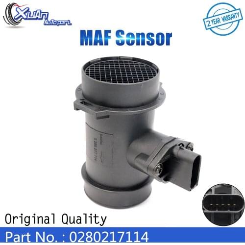XUAN MAF MASS AIR FLOW METER SENSOR 0280217114 For Mercedes-Benz W202 S202 C180 C200 C200 C230 C250 W124 W210 S210 A124 C124