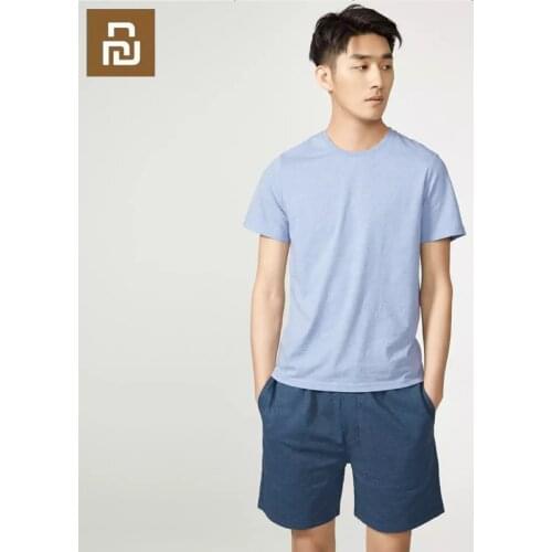 Xiaomi youpin home suit mens casual loose suit comfortable summer short-sleeved shorts suit pajamas