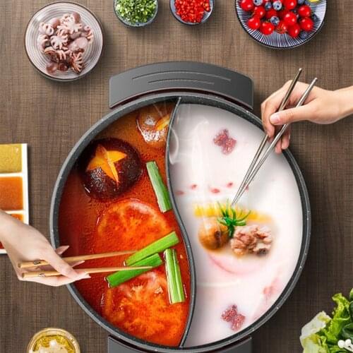 8L large capacity 6L Mandarin duck electric hot pot household dormitory electric boiling pot multifunctional business gift S0196