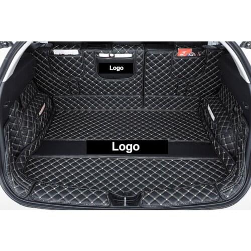 Leather car trunk mats for Haval F7 F7x 2019 2020 2021 years cargo liner accessories interior boot