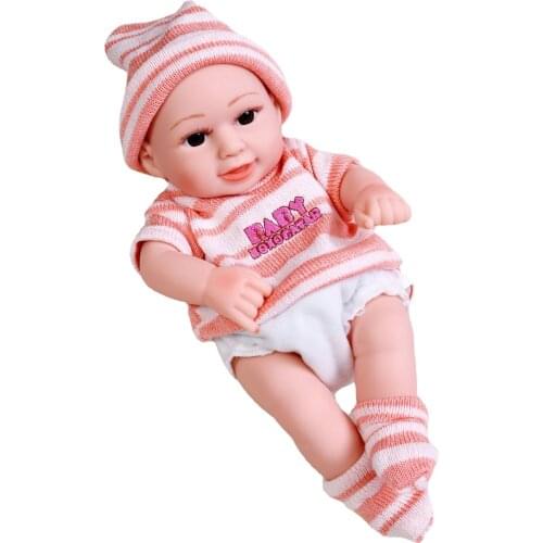 30cm Reborn Doll Vinyl Simulation Children Doll Doll Baby Toy Gift Girl toys for baby girl mini toys reborn baby doll