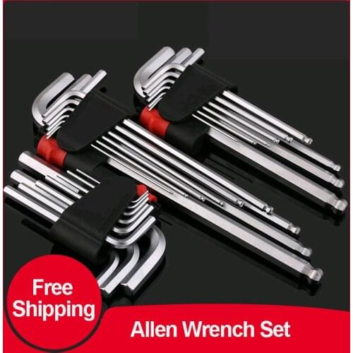 Allen Wrench Set Screwdriver Inside Hexagonal Wrench Special Long Medium Length S2 Hardened