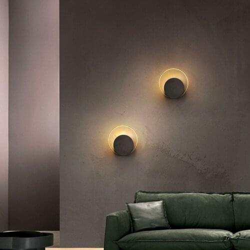 Nordice wall lights led wall light glass ball corridor bedroom living room lampara pared monkey lamp