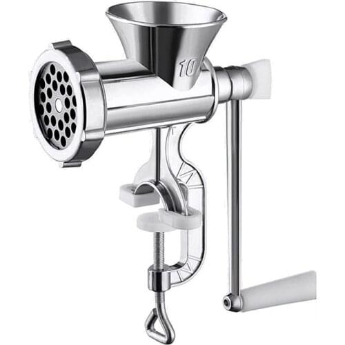 Table Manual Meat Grinder Mincer Stuffer Sausage Pasta Filler Maker Machine (NO.10)