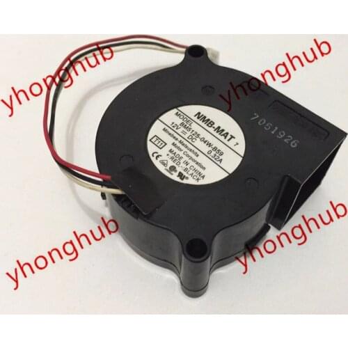 NMB-MAT BM5125-04W-B59 T11 DC 12V 0.32A 50x50x25mm 3-wire Server Projector Fan