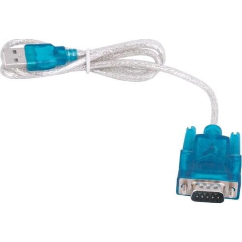 New CH340 USB to RS232 COM Port Serial PDA 9 pin DB9 Cable Adapter Support Windows7 Wholesale Drop Shipping