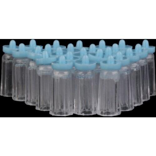 New Hot Plastic Mini Baby Milk Bottles Baby Shower Favors 24PCS Candy Chocolate Boxes Party Wedding Decorations Supplies Favors