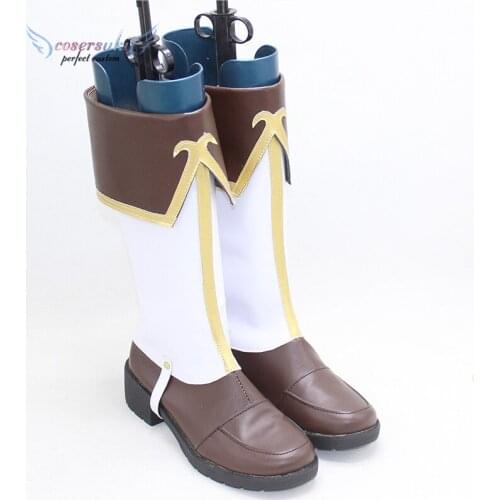 Princess Connect! Re:Dive Pecorine/Eustiana von Astraea Cosplay Shoes Boots Professional Handmade ! Perfect Custom for You