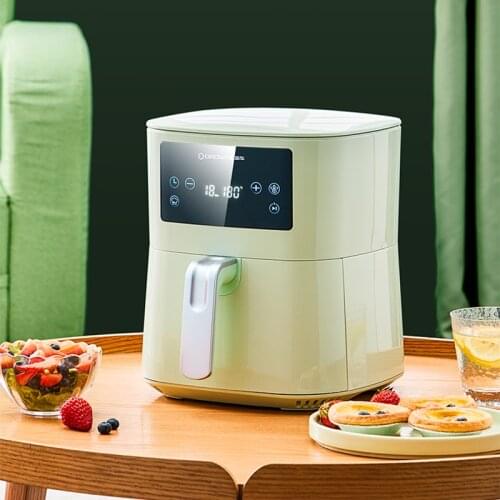 Professional Air Fryer Multifunctional Cooking Oil Free Electric Fryer Non-stick Coating Liner 4L Large Capacity Timer Function