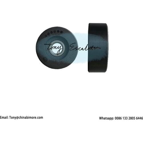 Escalator Roller OD70mm W25mm Bearing6204 Black