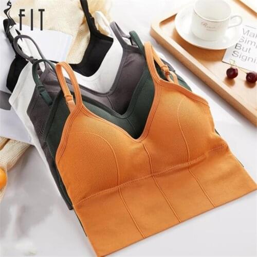 Top women Beauty Back bralette Seamless sports bra for girls womens underwear sexy Lingerie Push-up bras Tube top топ женский