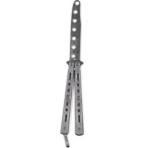 Butterfly Knife butterfly trainer balisong training tool folding knife self defense knife white not sharpened