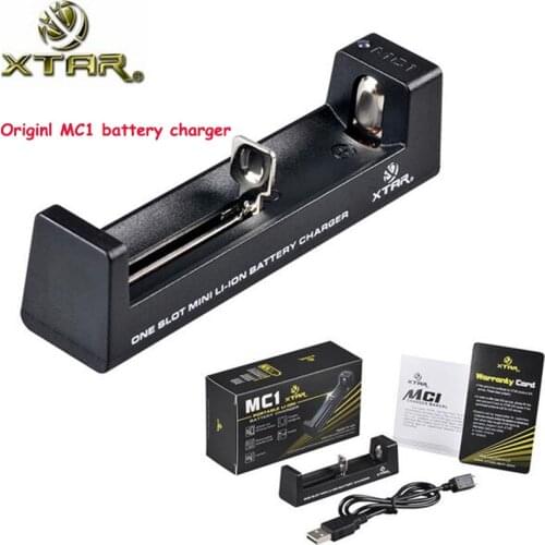 XTAR MC1 USB all in one Universal Intelligent Lithium Battery Charger for AA AAA 10440 14500 16340 18650 26650 3.6/3.7V Li-ion