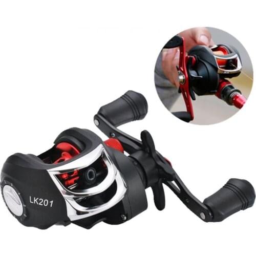 17+1BB High Speed Fishing Bait Casting Reel Braking Force 8KG with Right Left Hand Optional Baitcasting Fishing Reels