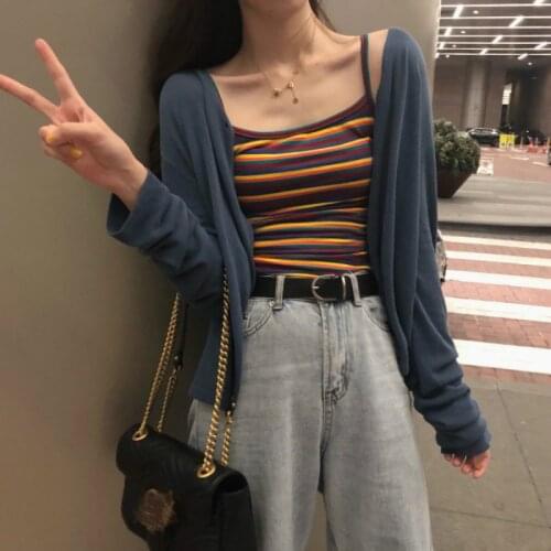 Cheap wholesale 2019 new Spring Summer Autumn Hot selling womens fashion casual Sunscreen cardigan MPKM740