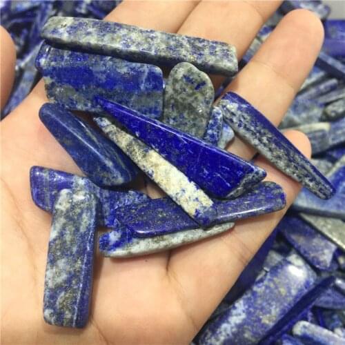 100g Natural Long Lapis Lazuli Quartz Crystal Wand Points Healing Gemstone Wand feng shui crystals
